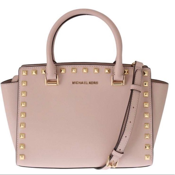 Michael Kors Gold Studded Purse 👛 🌸 - Picture 2 of 7